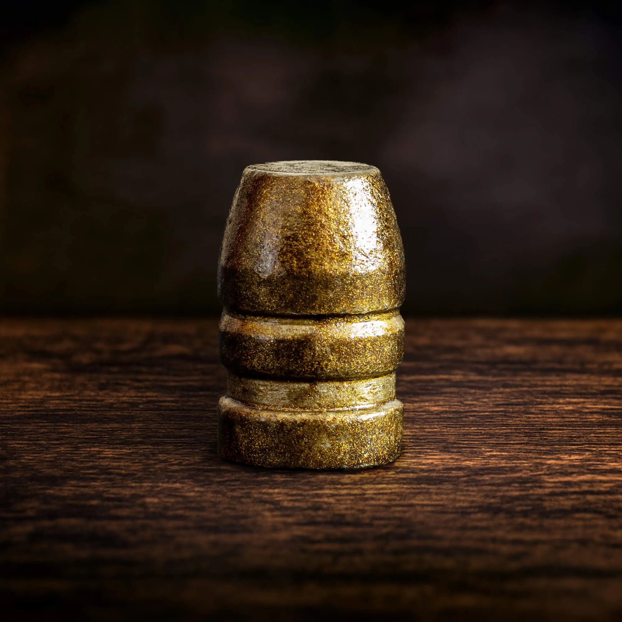 240 grain polymer-coated cast lead bullet by CastBullets.co.uk, precision made in the UK